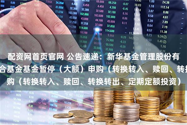 配资网首页官网 公告速递：新华基金管理股份有限公司新华优选成长混合基金基金暂停（大额）申购（转换转入、赎回、转换转出、定期定额投资）